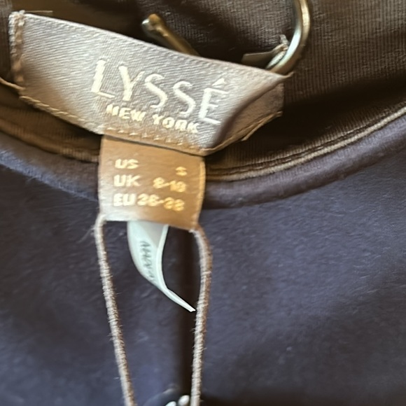 Lysse New York Navy Stretch Light Weight Ponte True Navy Pants Size Small NWT - Picture 6 of 10